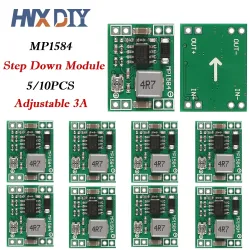 5/10 stücke MP1584EN Einstellbare 3A DC-DC Konverter Step Down Spannung Regler Modul Ersetzen LM2596s MP1584 DC DC Buck Board