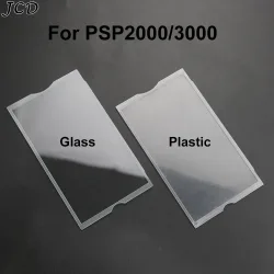 JCD Für PSP 2000 3000 PSP 2000 Spielkonsole Kunststoff Glas Bildschirm Objektiv Display Panel Abdeckung Transparent Rahmen Klar Spiegel Abdeckung