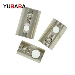 100/50/20 stücke Halbe Runde Elastizität Roll-in T Frühling Muttern M3 M4 M5 M6 M8 für 2020 3030 4040 454 Aluminium Profile Nut
