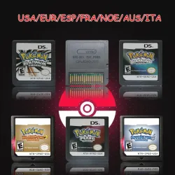 Pokemon-Serie DS-Spielmodul Diamond Platinum Pearl HeartGold SoulSilver Black White Mehrsprachig für NDS/2DS