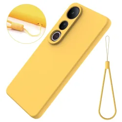 Silikon Fall Für VIVO V50 Lite 4G/5G Luxus Haut-gefühl Lanyard Ultra-dünne Weiche Anti-herbst Abdeckung Für VIVO 50 Lite Stoßstange