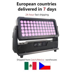 IP65 DMX 60x10W 4-in-1 RGBW City Flood Light Outdoor Wasserdichtes LED-Stadtfarbenlicht Bühnenbeleuchtung Partylicht