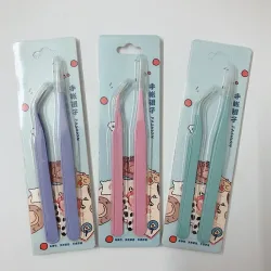 Sharkbang BOBO 2PCS Pinzette Scrapbook Aufkleber Washi Tape Picking Multi-Tool Briefpapier DIY Junk Journal Album Schulbedarf