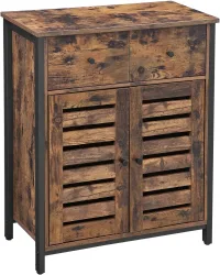 VASAGLE Sideboard Sideboard, mit Regalebene und Schublade, 70 x 30 x 80 cm