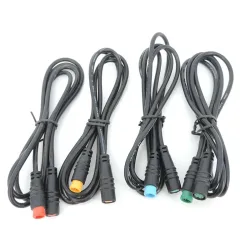 M8 2 3 4 5 6 8 Pin 1M E-Bike Geschwindigkeitssensor Stecker auf Buchse M/F Verlängerungskabel Elektrofahrrad Wasserdichter E-Bike-Draht