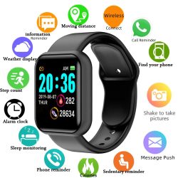 Multifunktionale Smart Watch Männer Frauen Bluetooth Verbunden Telefon Musik Player Fitness Sport Armband Schlaf Monitor D13 Smartwatch