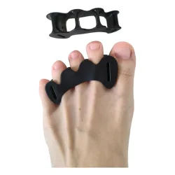 1/2/3/4 Paar Hartgel-Zehenspreizer, 3 Farben, Finger, Bunion, Silikon, Hammer, Zehen, Korrektor, Glätteisen, überlappende Zehen