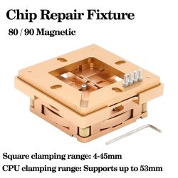 80 mm/90 mm BGA-Reballing-Station-Set aus Aluminiumlegierung, BGA-Chip-Reparaturvorrichtung, unterstützt Grafikkarten/CPUs/DDR-Speicher/Südbrücke