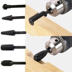 1/4'' 5PCS Bohrer Set Schneiden Werkzeuge für Holzbearbeitung Messer Holz Carving Werkzeug Zimmerei Holz Schneiden Werkzeuge workDrill Bit Set