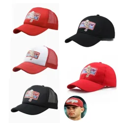 Outdoor Forrest Bubba Gump Red Cap Shrimp CO. Baseballmütze Forrest Gump Kostüm Cosplay Bedruckte Stickerei Sporthüte