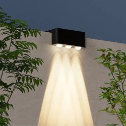1/2/4PCS Solar Wand Lichter Im Freien Wasserdichte Garten Schritt Beleuchtung für Hof Zaun Treppen Pathway Dekoration außerhalb Solar Lichter
