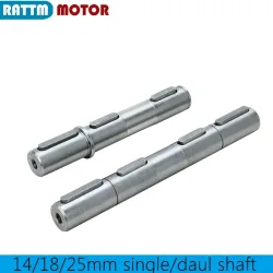 RV-Reduzierstück 14 mm 18 mm 25 mm Einzelwelle Daul-Wellen-Ausgang NMRV Schneckengetriebe-Reduzierzubehör für RV30 RV40 RV63 RV50