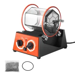 SucceBuy 3 kg 5 kg Rotary Tumbler Oberflächenpolierer Schmuck Trommel Poliermaschine Edelstein DIY Mini-Tumbler Finishing Tools