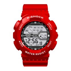 Outdoor Sport Männer Uhr Multifunktions Großen Bildschirm LED Elektronische Wasserdichte Leucht Militär Digitale Armbanduhren Reloj Hombre