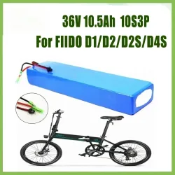 18650 Lithium-Ionen-Akkupack 10,5Ah 10s3p 36V Akku für FIIDO D1/D2/D2S D4S Faltbares Elektrisches Moped Citybike