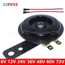 Universal Roller Horn 6V 12V 24V 36V 48V 60V 72V E-Bikes Motorrad elektrische Hupe Kits 110db Wasserdichte Runde Laute Horn Lautsprecher