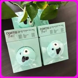 Auf Lager: Cortis Ball Plüschpuppe K-Pop Album Color Outside The Lines Mintgrün Flauschiges Sammlerstück für K-Pop-Fans