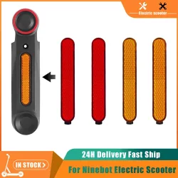 Reflektierender Streifen Dekorativer Reflektor für Ninebot MAX G3 F3 F3 Pro Elektroroller Hinterrad Dekorative Abdeckung Zubehörteil