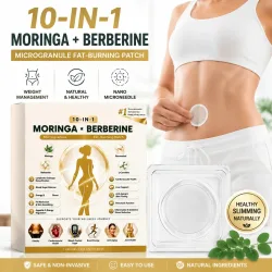 Moringa Nano-Mikronadel-Pflaster Milde Natürliche Pflaster zur Gewichtsreduktion Bauchfettverbrenner Entgiftungs-Aufkleber Körperpflege
