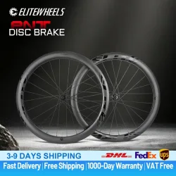 ELITEWHEELS Carbon-Laufräder Scheibenbremse 700C Fahrrad-Laufradsatz ENT UCI-Qualität Center Lock Rennrad