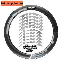 2021 Zipp Firecrest Räder Aufkleber Set für 202 303 404 808 Rennrad Radfahren Aufkleber für Carbonfelge 2 Radsatz Aufkleber