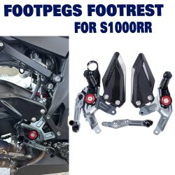 Für BMW S1000RR S 1000 RR 2015-2018 S1000 RR Motorrad Fußrasten aus Carbonfaser, verstellbare hintere Fußrastenanlage
