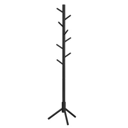 VASAGLE Garderobenständer Kleiderständer, Massivholz, 3 Höhen, 47x47x175cm
