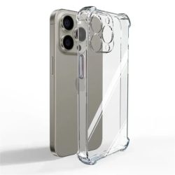 Luxuriöse, stoßfeste, transparente Silikon-Handyhülle für iPhone 17, 16, 15, 14, 13, 12, 11 Pro Max, Mini X XR Xs 7 8 Plus, transparente Softcover