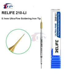 RELIFE 210-LI 0,1 mm ultrafeine Lötkolbenspitze, speziell für Screen Jumper, schneller Temperaturanstieg, für 210 Lötstationen