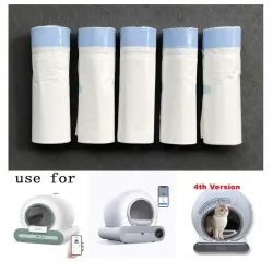 90 Stück Katzenstreu-Beutel für automatische extra dicke Katzentoiletten-Einlagen für MeoWant/Catlink/Tonepie Toilette