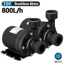 Tauch-Warmwasser-Umwälzpumpe, bürstenloser Solarmotor, 800 l/h, 12 V DC, 5 m