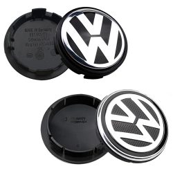 Für Touran Passat B5 B6 B7 Zubehör 4 Stück 55mm 56mm 65mm 70mm 76mm Auto-Radnabenkappen Radkappenabdeckung VW Polo Golf 4 5 6 7 8