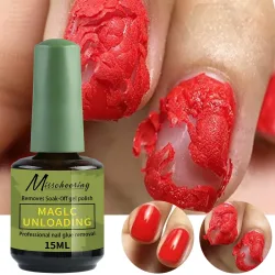 Misscheering 15 ml Magic Fast Nagel-Gel-Nagellackentferner, sauberes UV-Einweichen, semi-permanenter Lack, Nagelkunst-Entfernungswerkzeuge, Maniküre