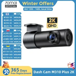 70mai M310 Plus 2K 1440P Dashcam 143 ° FOV f/1.55 Große Blende Intelligente Sprachsteuerung 24-Stunden-Parküberwachung Nachtsicht-Autokamera