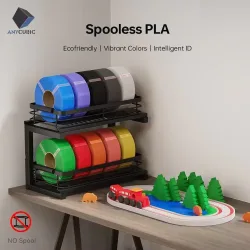 ANYCUBIC Nachfüll-PLA-Filament-3D-Drucker 1,75 mm 1 kg/Rolle Kunststoff-Gummi-Verbrauchsmaterial für FDM-3D-Drucker für Kobra 3 S1C