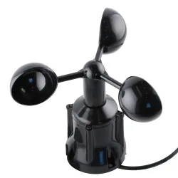 30 m/s Windgeschwindigkeitssensor Wetterstation Outdoor 3 Cup Anemometer Sensor Hochpräziser Ausgang RS485 4-20MA 0-5V 0-10V PNP NPN