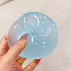 Bestseller Quetschbare Maltose-Stressbälle Sensorischer Ball Langsam Aufsteigender Quetschball Transparenter Ball für Erwachsene Handübungen Quetschgeschenke