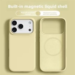 Original magnetische Handyhülle für iPhone 17 16 Pro Max Flüssigsilikonhüllen für iPhone 17 16 Pro Max 17 Pro Air Soft Bumper Cover