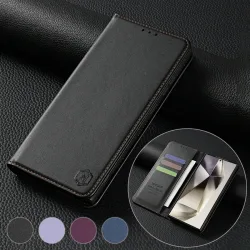 Brieftasche Starke Magnetische Karte Slot Flip Ledertasche Für Samsung Galaxy S25 Ultra S24 Plus S23 S22 S21 S20 FE A15 A16 A36 A55 A56