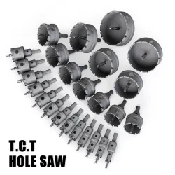 1 Stück 12?100 mm TCT-Lochsäge, Wolframkarbidspitze, Kernbohrer, Schneidwerkzeuge, Bohrkrone für Metall, Edelstahl, Legierung