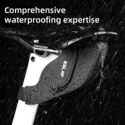 ESLNF Vollständig Wasserdichte Fahrradsatteltasche 3D Stereoskopische Fahrradtaschen Fahrrad-Werkzeugset Fahrradzubehör