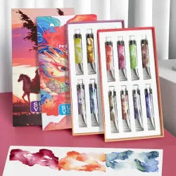 Super Vision 2026 Neue mehrschichtige Aquarell-Farbtube, speziell neuer Farbkünstler, professionelles Kunstzubehör