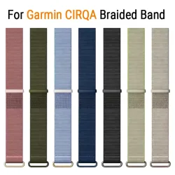Nylon-Armband für Garmin CIRQA Smart Band, leicht, verstellbar, atmungsaktiv, Sport-Ersatzarmband für Garmin CIRQA