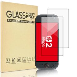 NS2 HD Displayschutzfolie aus gehärtetem Glas für Switch 2, transparenter, kratzfester Displayschutz für 2025 New Switch2