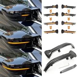 LED Dynamische Blinker Seite Spiegel Sequentielle Licht Lampe Für BMW G38 G12 G20 G30 G31 G14 G15 G11 G12 M5 F90 5 6 7 8 3 serie