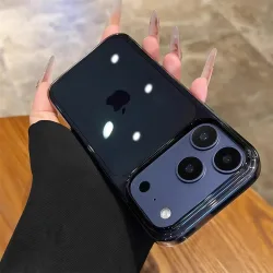 1,0 MM Ultra Dünne Transparente HD Hart-PC-Hülle für iPhone 18 17 Pro Max Air 16 15 14 Plus 13 12 Pro Schlanke Klare Einfache Schutzhülle