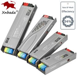 LED-Netzteil, Beleuchtungstransformatoren, 60 W, 100 W, 200 W, 300 W, 400 W, AC170?264 V auf DC12 V/24 V, Adaptertreiber für LED-Streifenlichter