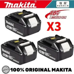 100% Original Makita 18V Akku BL1850B BL1850 BL1860 BL1830 BL1815 BL1840 LXT400 6,0Ah für Makita 18V Batterien