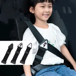 1 Stück Verstellbarer Kindersicherheitsgurt Universeller Auto-Kindersitzgurt Gurtschnalle Sicherheitsgurt-Korrekturband
