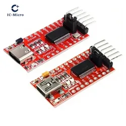 1-10PCS FT232RL FT232 FTDI USB 3,3 V 5,5 V zu TTL Serielle Adapter Modul für Arduino FT232 Pro mini Port USB ZU TTL 232 Typ-C USB